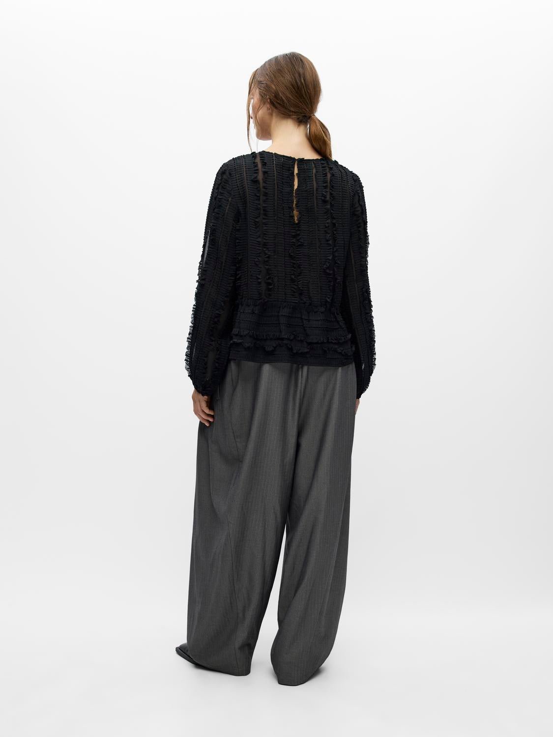 OBJFEVER Top - Black - VERO MODA & VILA Bergvik